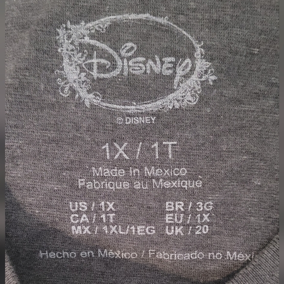Disney Mickey Mouse Tee Sz 1x - Picture 2 of 2